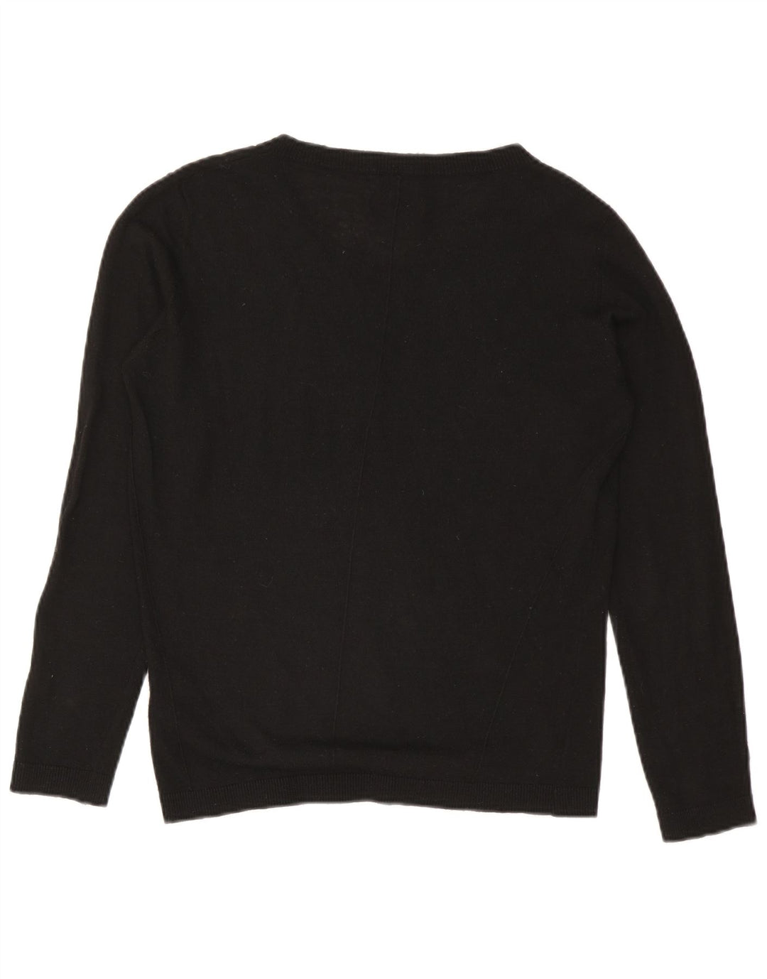 Energie Damen-Pullover mit V-Ausschnitt, Gr. 14, Mittelschwarz, Acryl