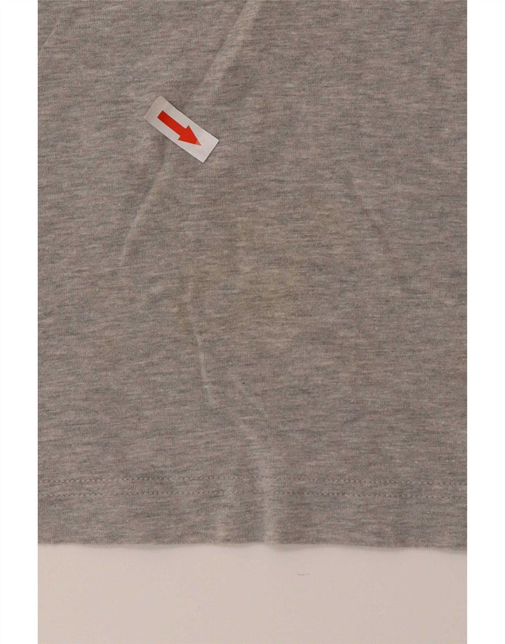 Levi's Herren-Weste, großes Oberteil aus grau gefleckter Baumwolle