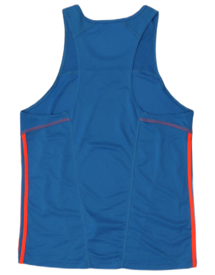Adidas Herren Climalite Weste Top Mittelblaues Polyester