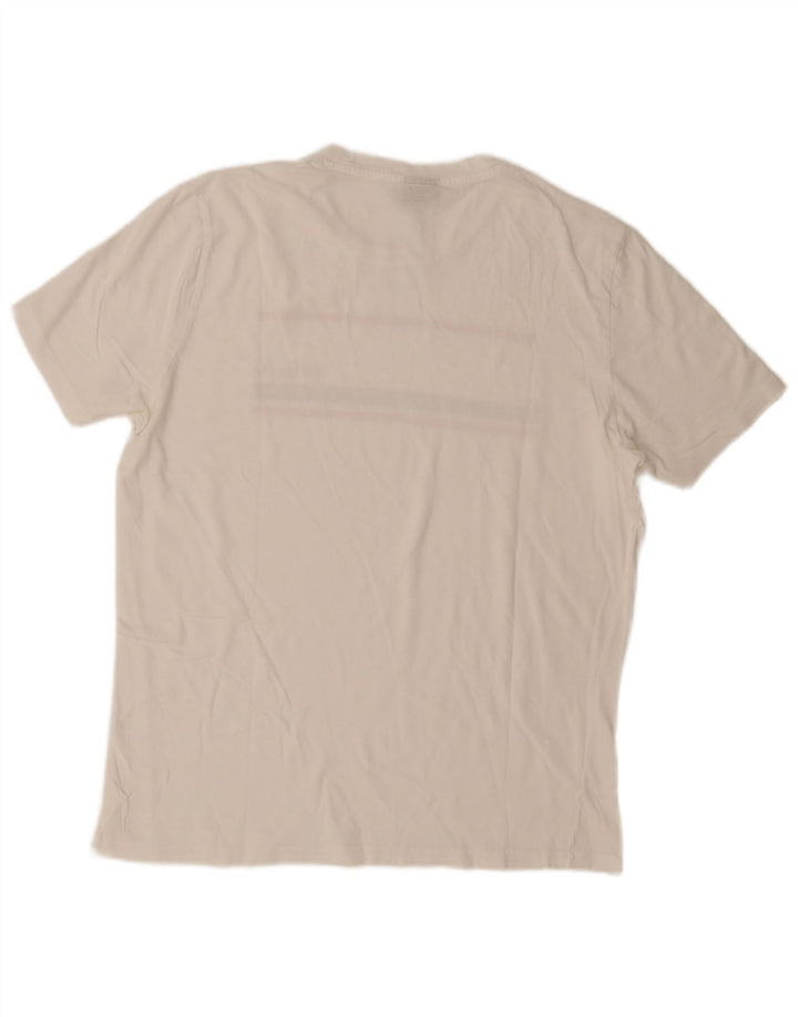 Champion Herren-T-Shirt mit Grafik, Größe L, Weiß