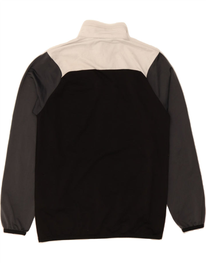 PUMA Boys Tracksuit Top Jacket 13-14 Years XL Black Colourblock Polyester Vintage Puma and Second-Hand Puma from Messina Hembry 