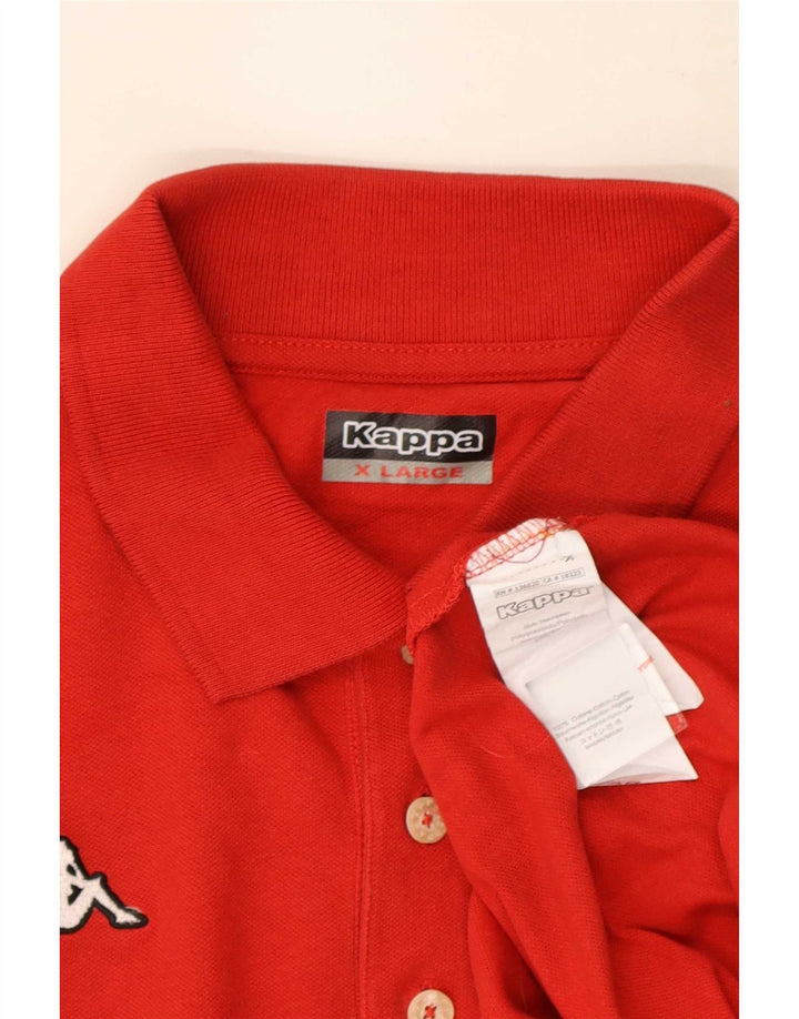 Kappa Herren Poloshirt XL Rot