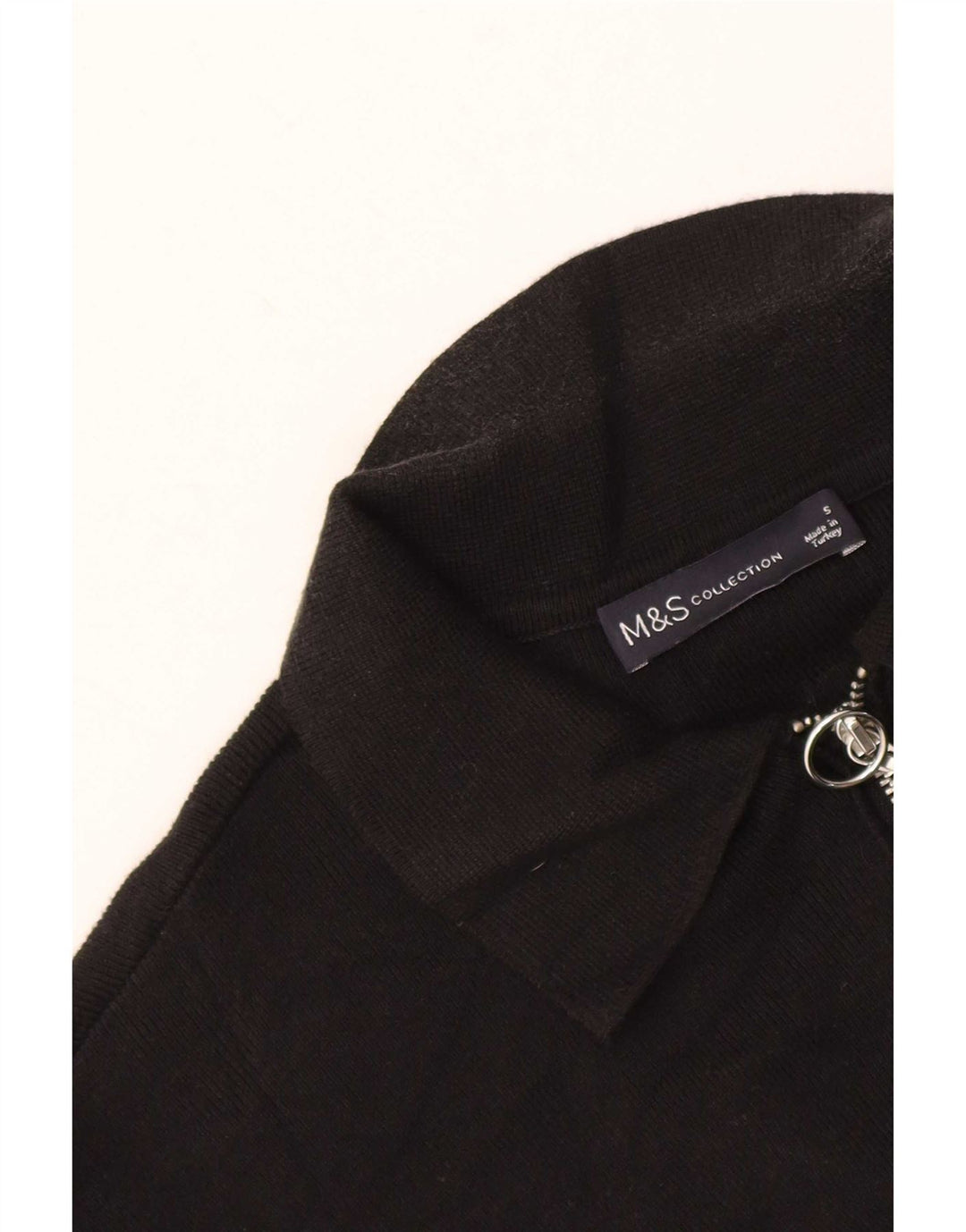 Marks & Spencer Damen-Poloshirt in Übergröße, Gr. 10, Größe S, Schwarz