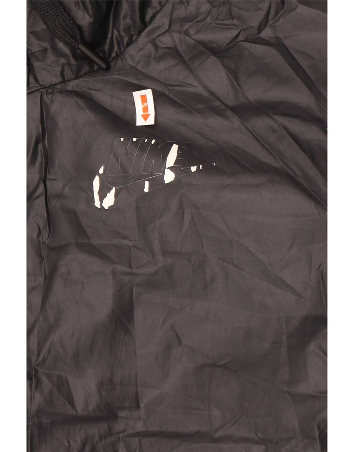 Nike Damen Kapuzenjacke, wendbar, gepolstert, Gr. 10, Schwarz