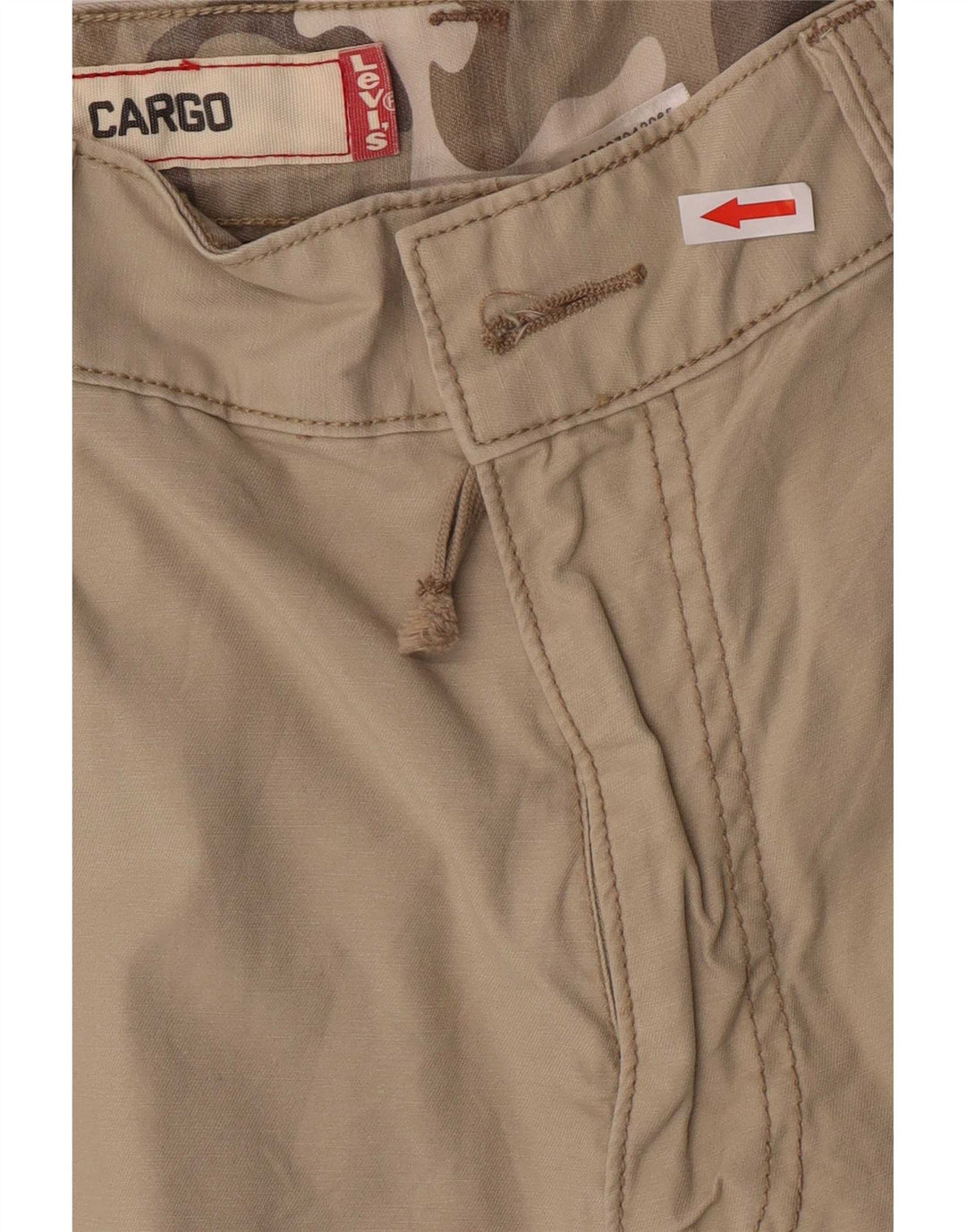 Levi's Herren-Cargo-Shorts, mittelgroß, W32, Khaki, Baumwolle