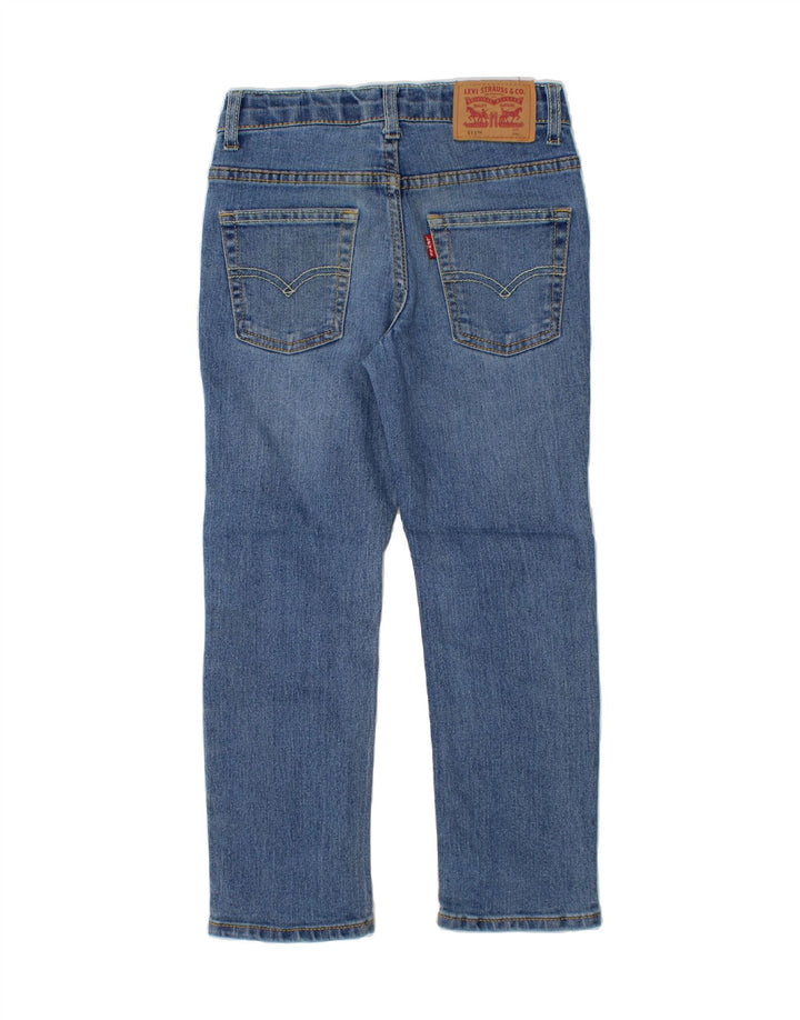 LEVI'S Boys 511 Slim Jeans 5-6 Years W22 L18  Blue Cotton Vintage Levi's and Second-Hand Levi's from Messina Hembry 