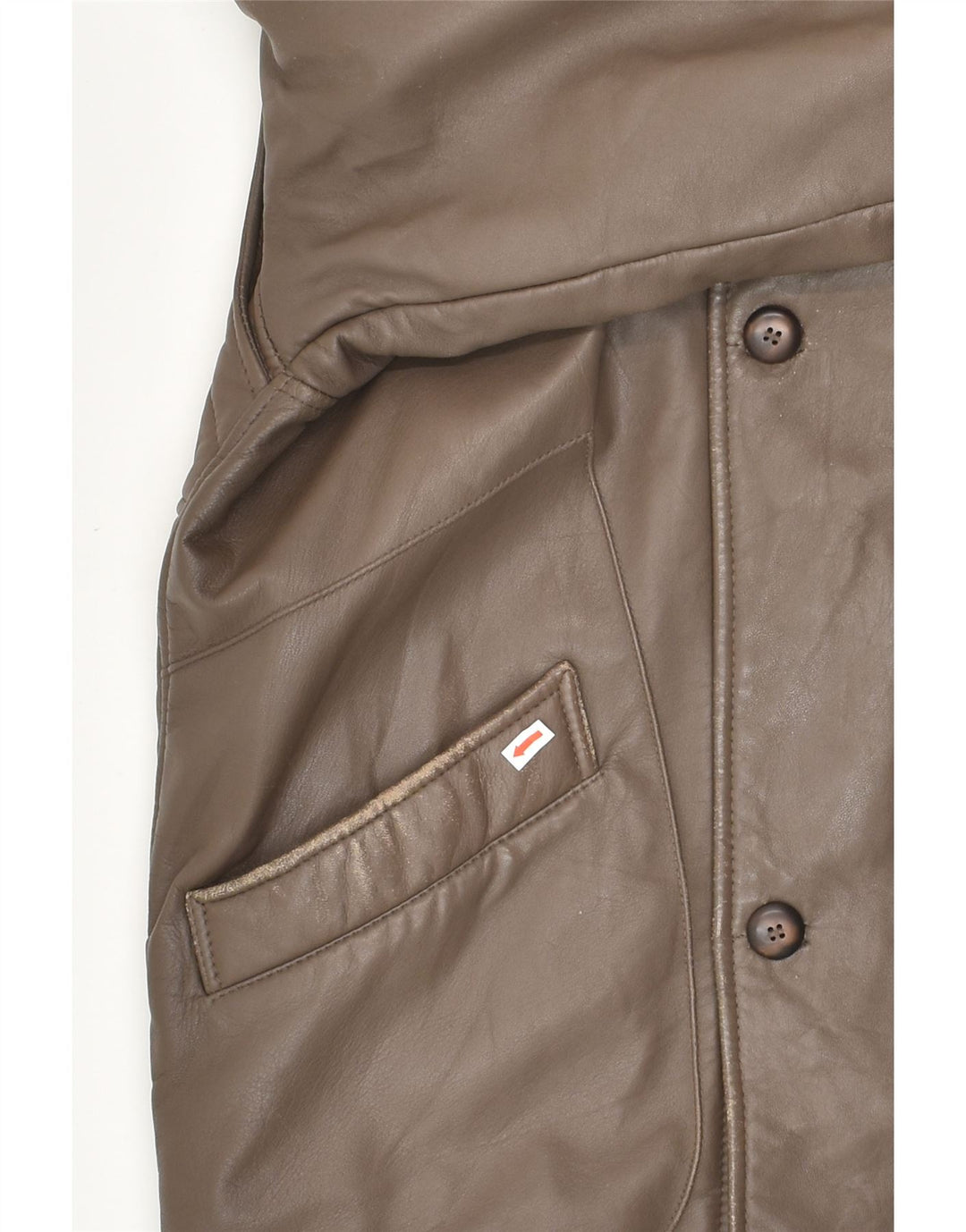 CONBIPEL Herren Lederjacke IT 46 Kleines braunes Leder
