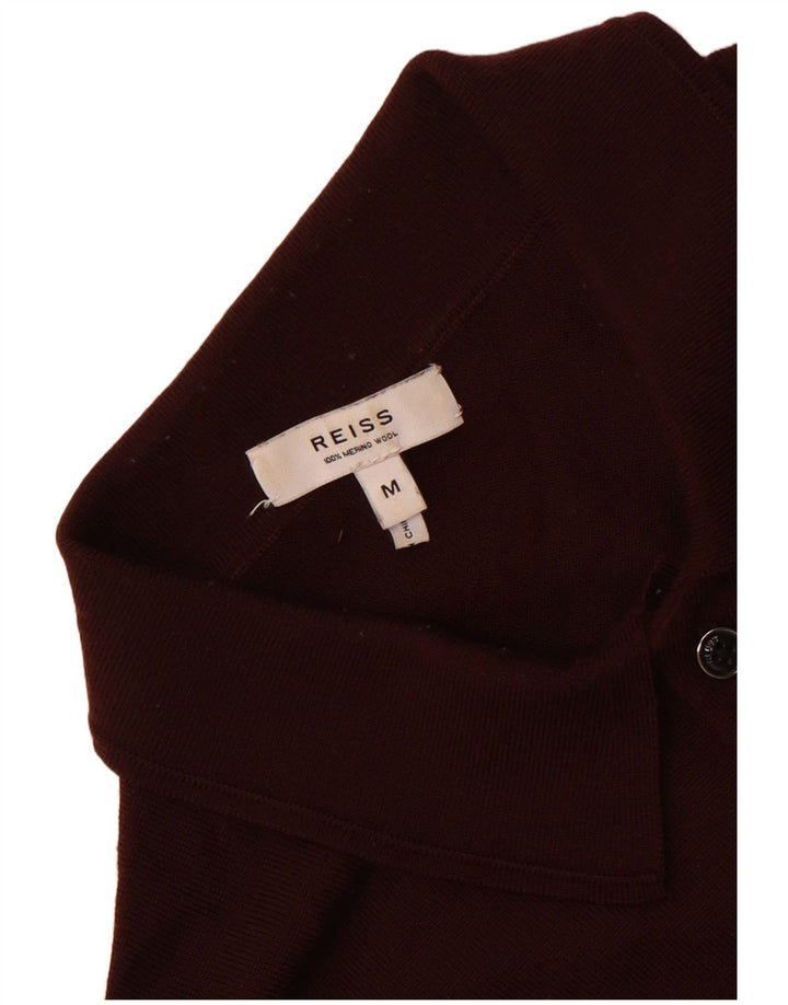 Reiss Herren Rollkragenpullover aus Merinowolle in mittlerer Kastanienbraun