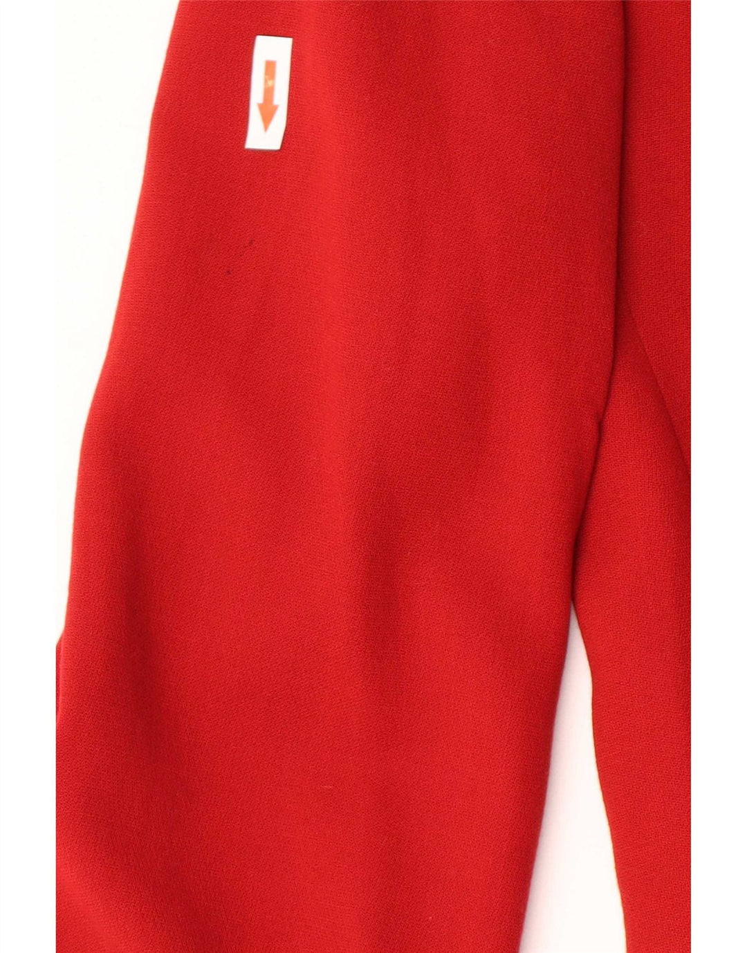 Max Mara Damen-Blazerjacke mit 3 Knöpfen, UK 8, kleine rote Wolle