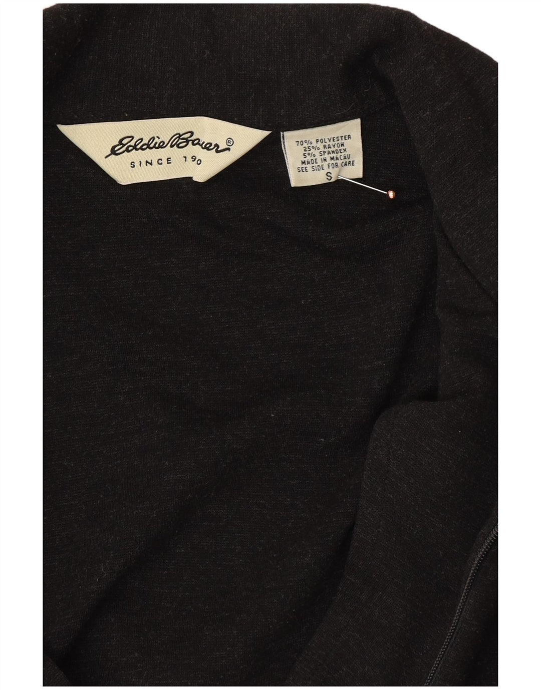 EDDIE BAUER Damen Maxikleid in Übergröße, langärmlig, Gr. 10, Größe S, Grau