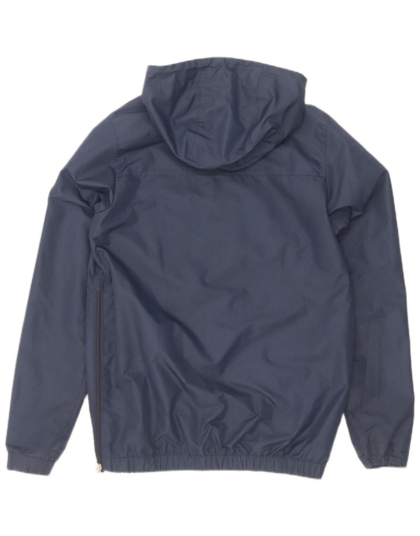 Ellesse Mens Graphic Hooded Anorak Jacket UK 34 XS Marineblau Polyester