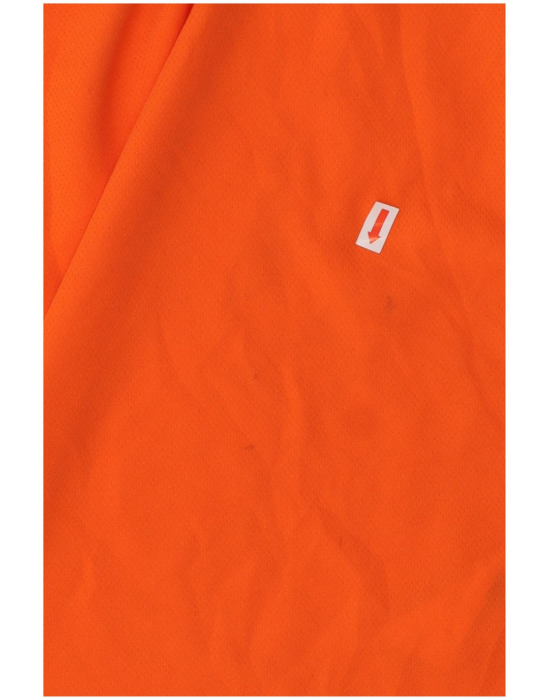PUMA Herren-T-Shirt-Oberteil, mittelorangefarbenes Farbblock-Polyester