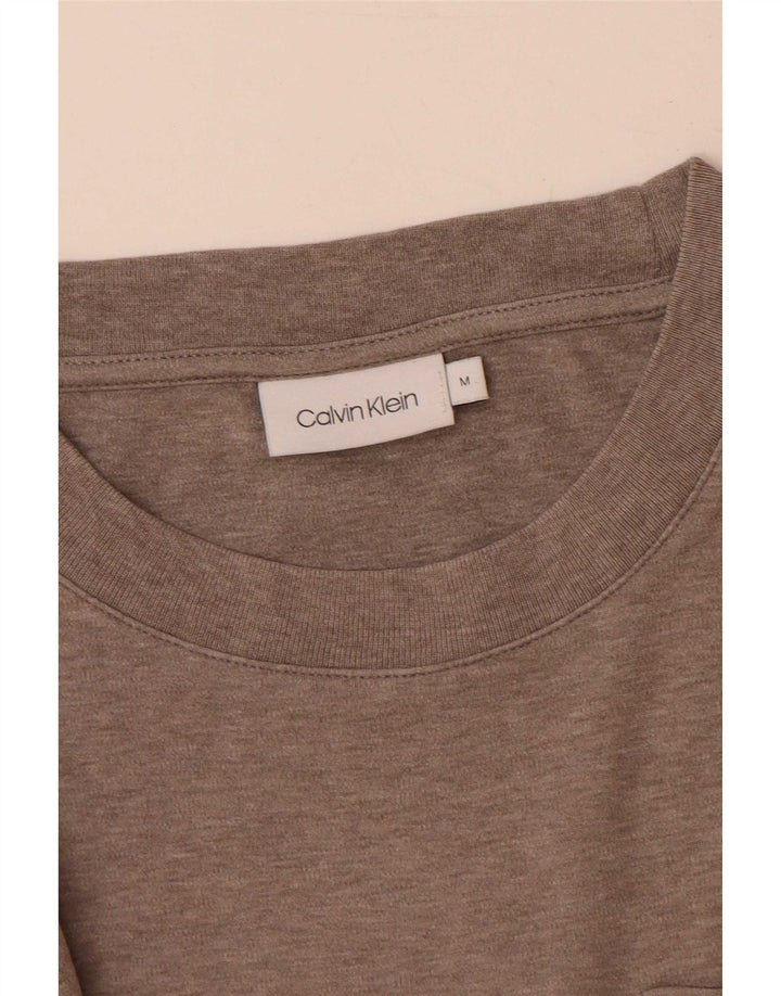 Calvin Klein Herren T-Shirt Top Mittelbraun