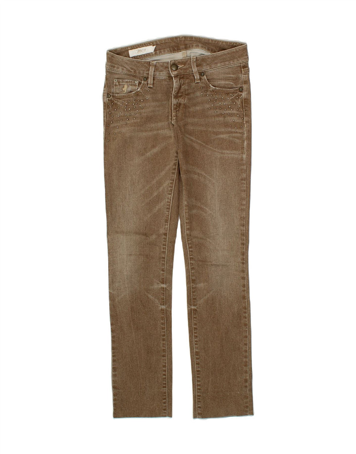 MARLBORO CLASSICS Womens Slim Jeans W26 L29 Brown Vintage Marlboro Classics and Second-Hand Marlboro Classics from Messina Hembry 