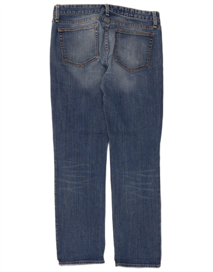 Gap Damen Straight Jeans W28 L27 Blaue Baumwolle