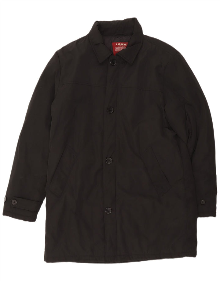 Carrera Herren Wattierter Mantel UK 42 XL Schwarz Polyester