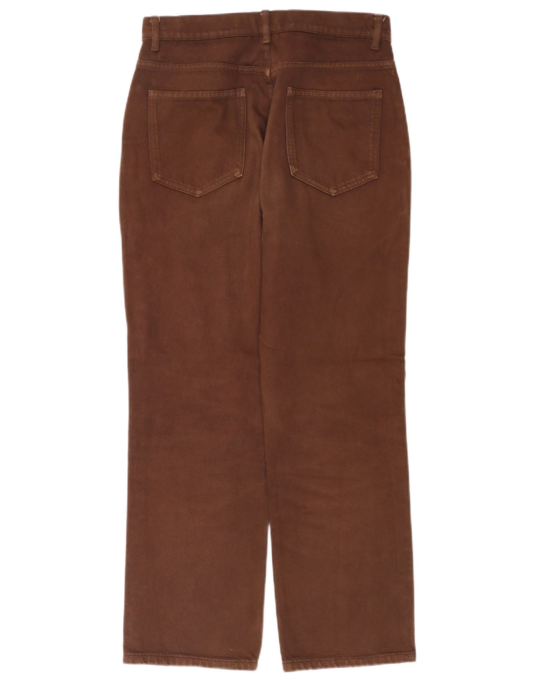 Zara Damen High Rise Straight Jeans EU 40 Medium W30 L28 Braun