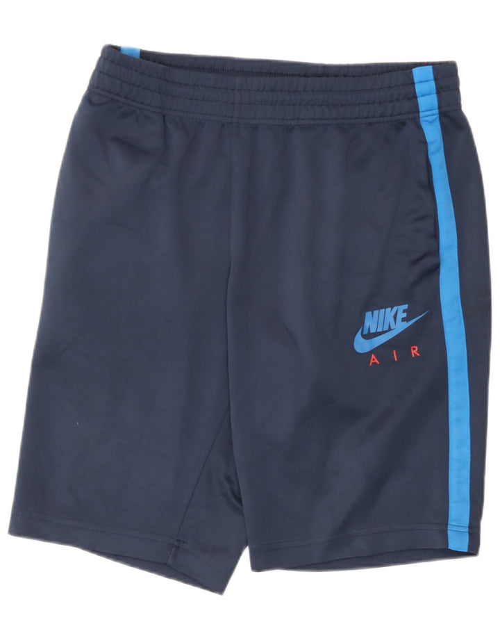 Nike Herren-Sportshorts, Mittelgroßes marineblaues Colourblock-Polyester