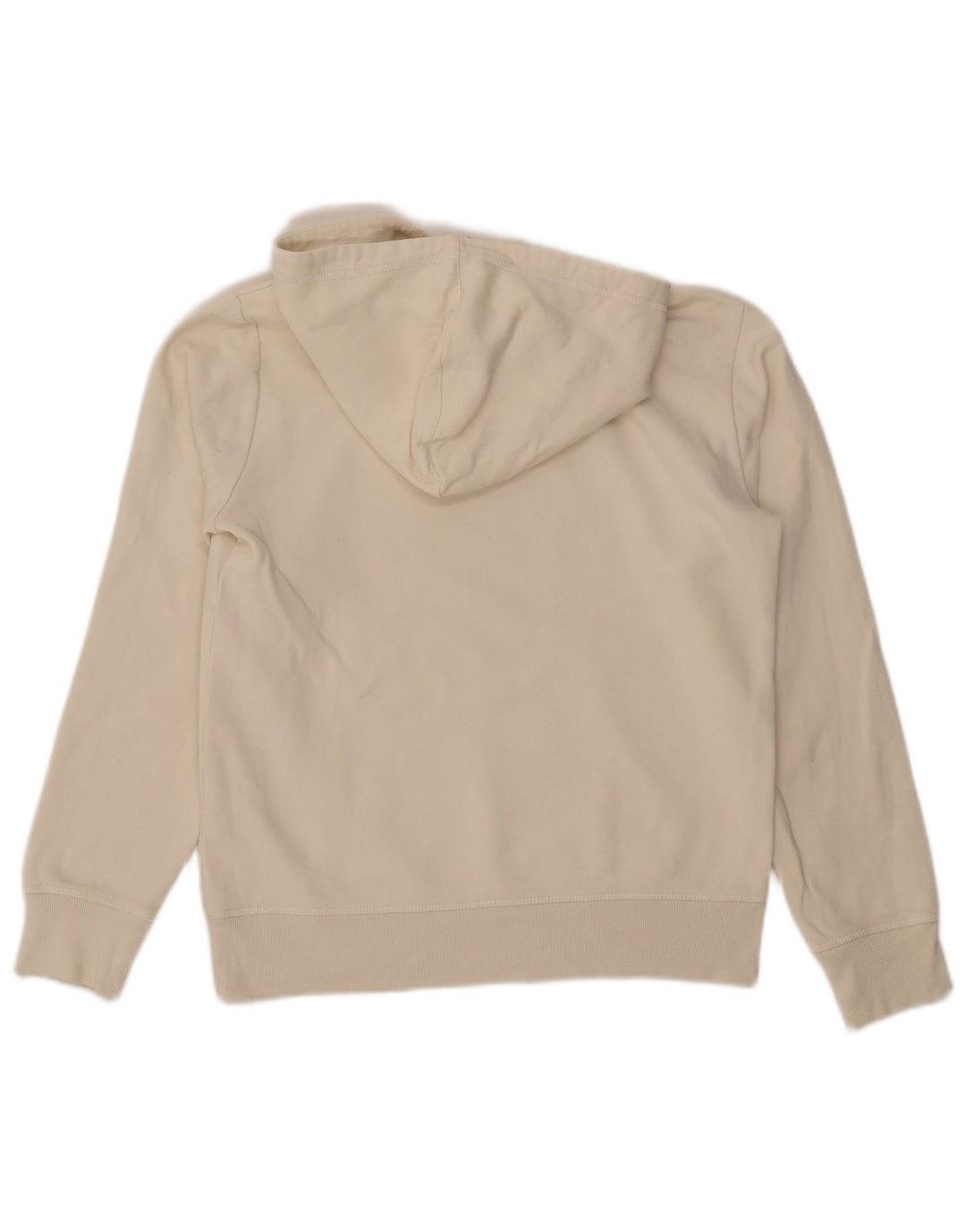 CHAMPION Womens Graphic Hoodie Pullover UK 14 Mittelweiße Baumwolle