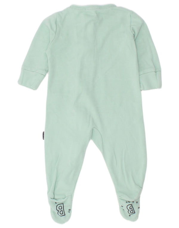 Ted Baker Baby-Jungen-Overall mit langen Ärmeln und Grafik, 3–6 Monate, Türkis