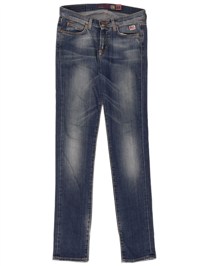 Roy Rogers Herren Slim Jeans W30 L34 Blaue Baumwolle