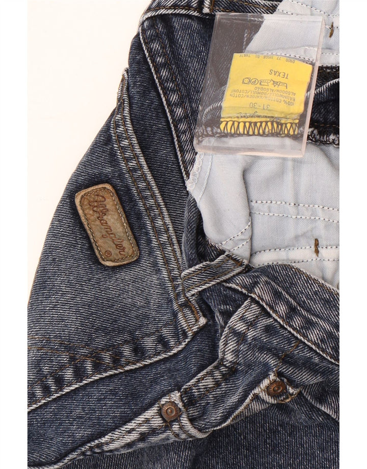 Wrangler Herren Texas Straight Jeans W31 L30 Blaue Baumwolle