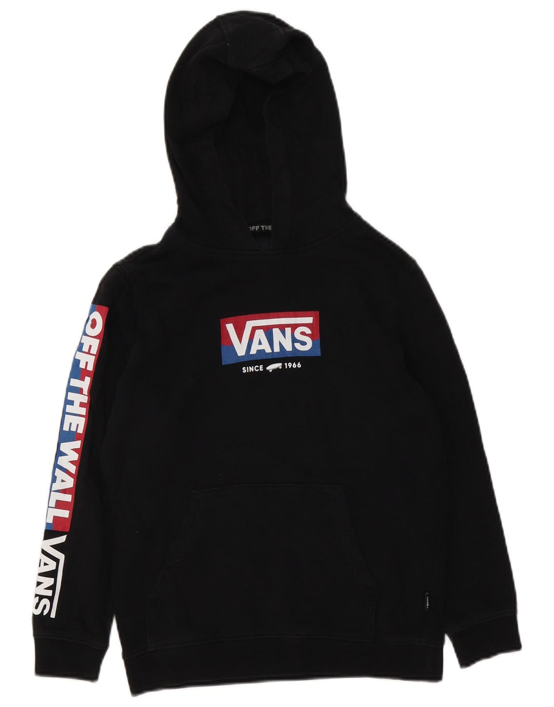 Vans Kapuzenpullover mit Grafik für Jungen, 8–9 Jahre, Größe S, Schwarz