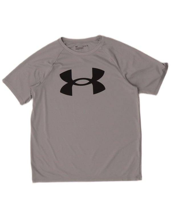 Under Armour Boys Graphic T-Shirt Top 11-12 Years Large Grey