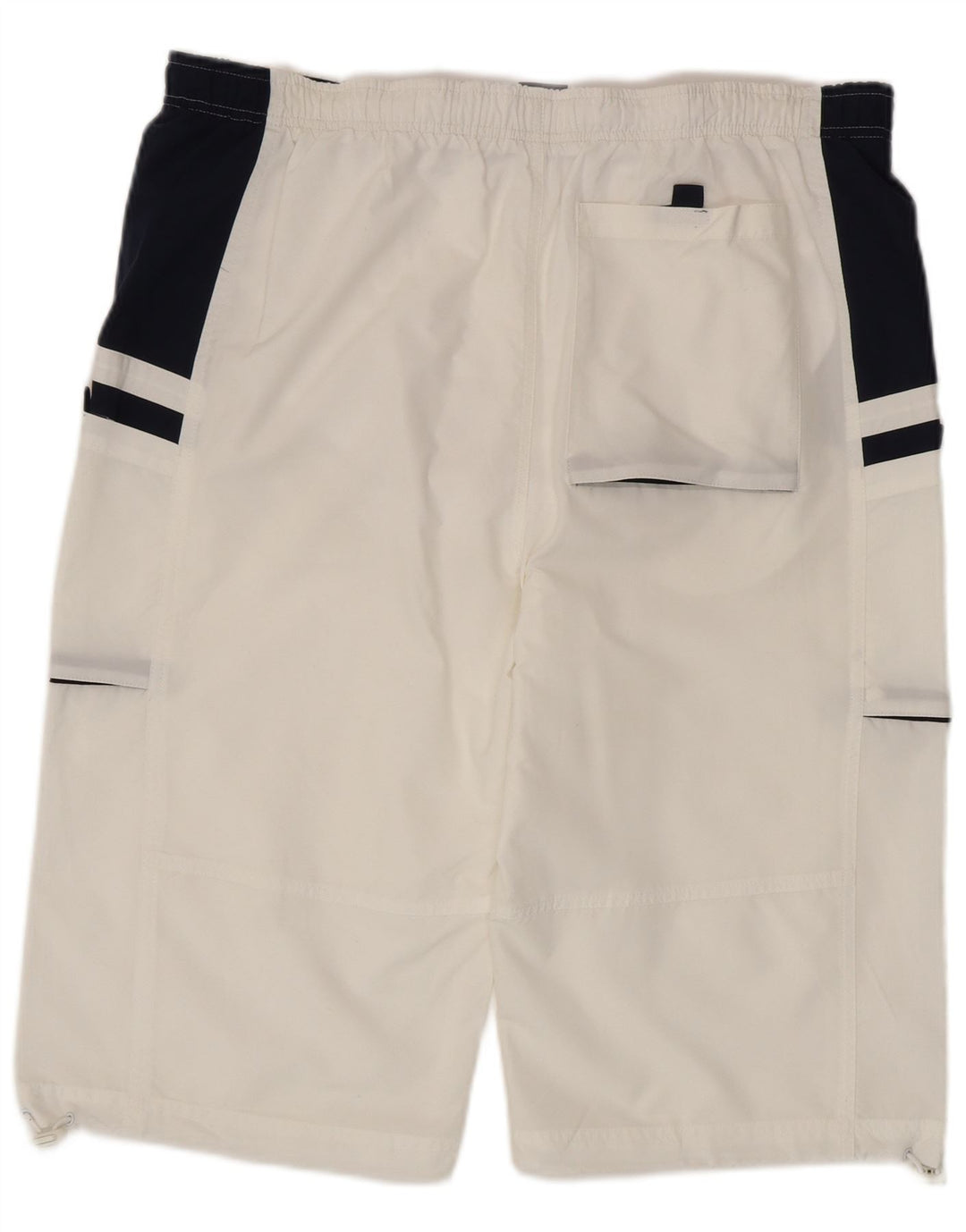 Nike Herren-Sportshorts UK 37/39 XL Weißer Colourblock-Polyester