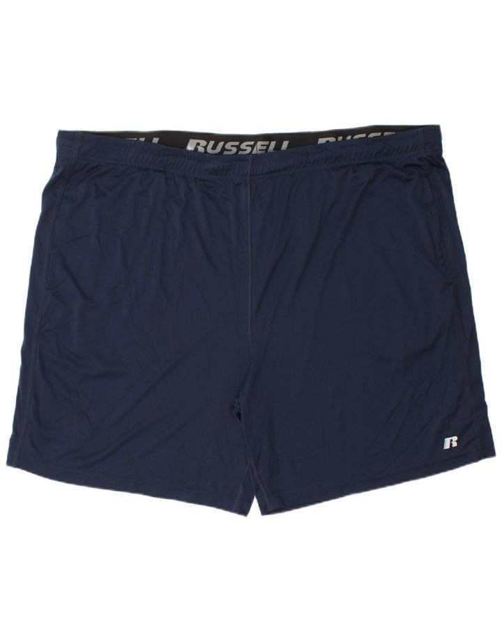 RUSSELL ATHLETIC Herren Dri-Power Sportshorts 2XL Marineblau Polyester