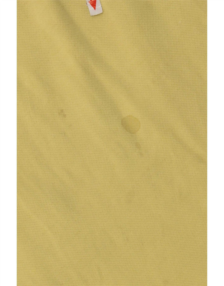 Lacoste Herren Poloshirt Größe 7 2XL Gelbe Baumwolle