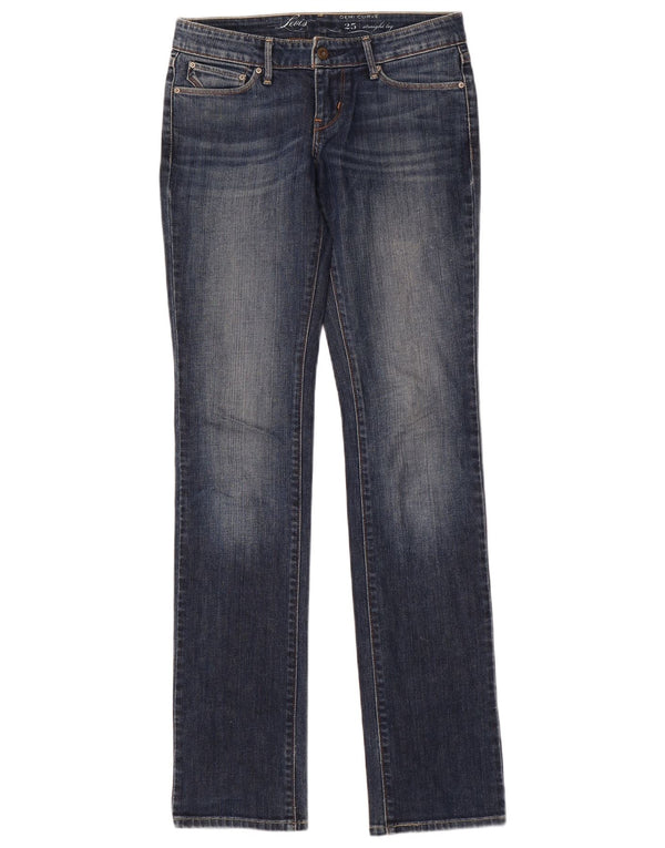 Levi's Damen Demi Curve Straight Jeans W25 L34 Blaue Baumwolle