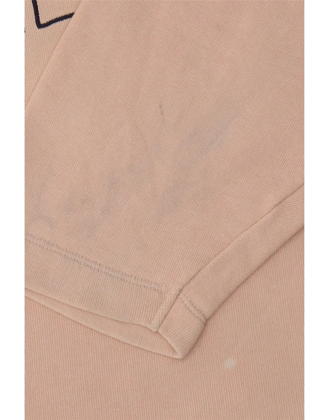 Benetton Womens Graphic Oversized Sweatshirt Pullover UK 14 Mittelrosa