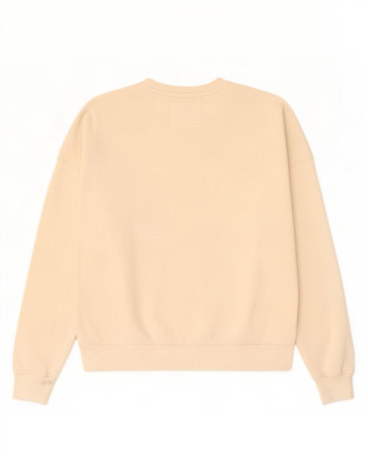 Superdry Damen-Sweatshirt mit Grafik, übergroß, Gr. 8, gebrochenes Weiß