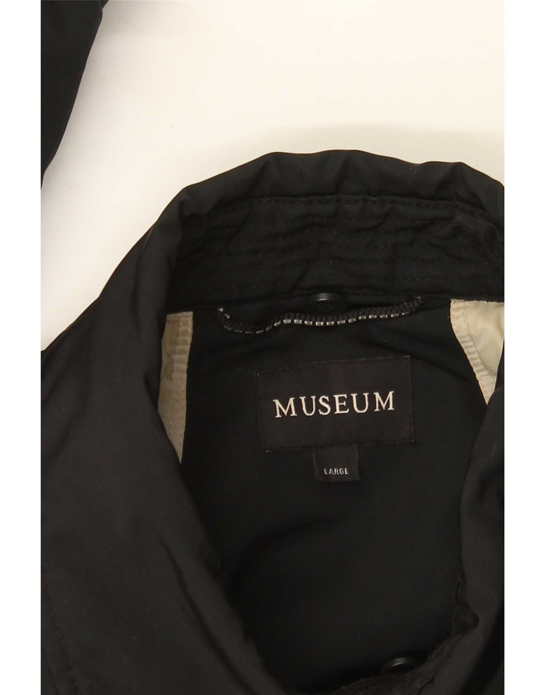 Museum Damen-Utility-Jacke UK 14 Large Schwarz Polyester