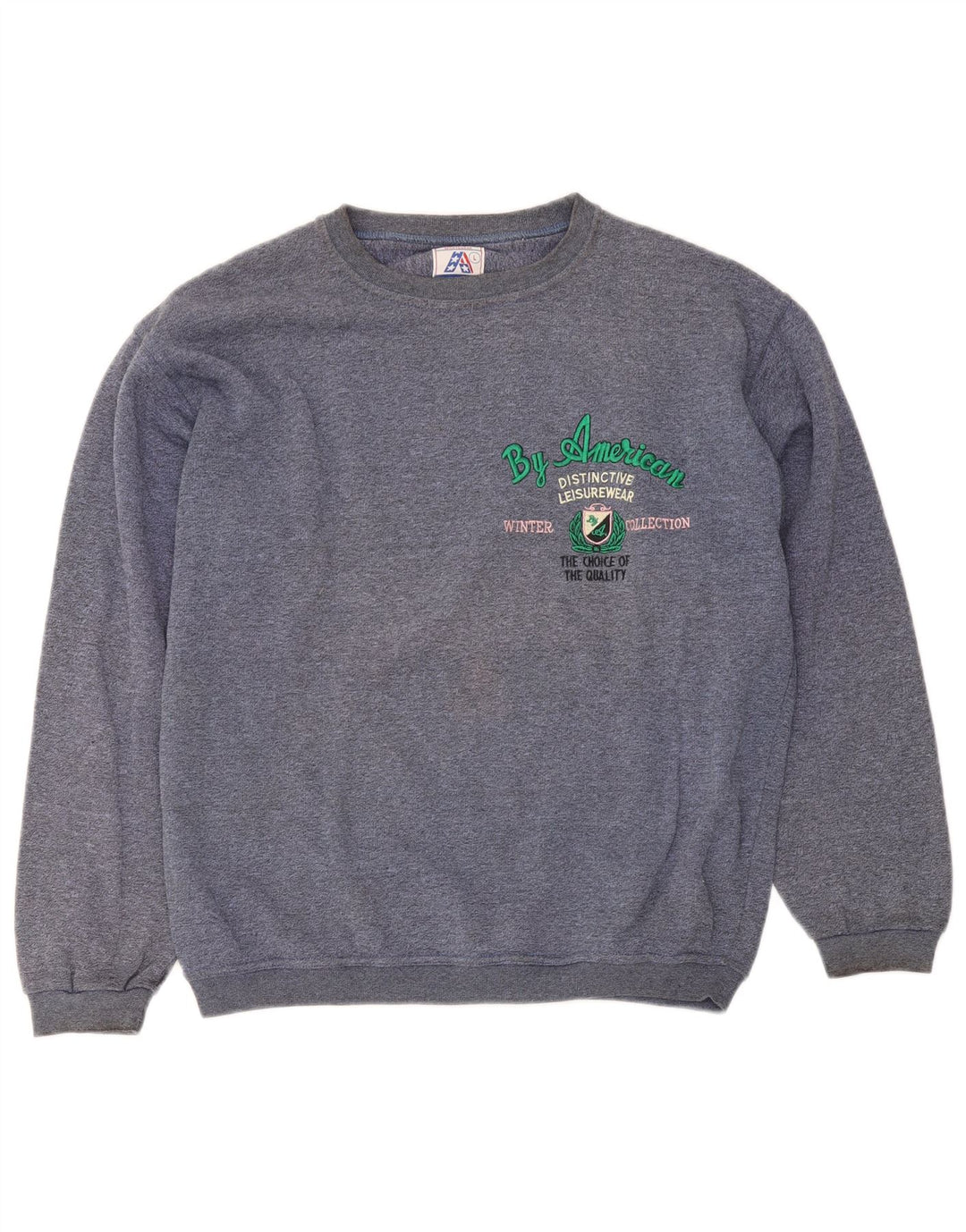 By American Grafik-Oversize-Sweatshirt für Damen, Gr. 16, Blau