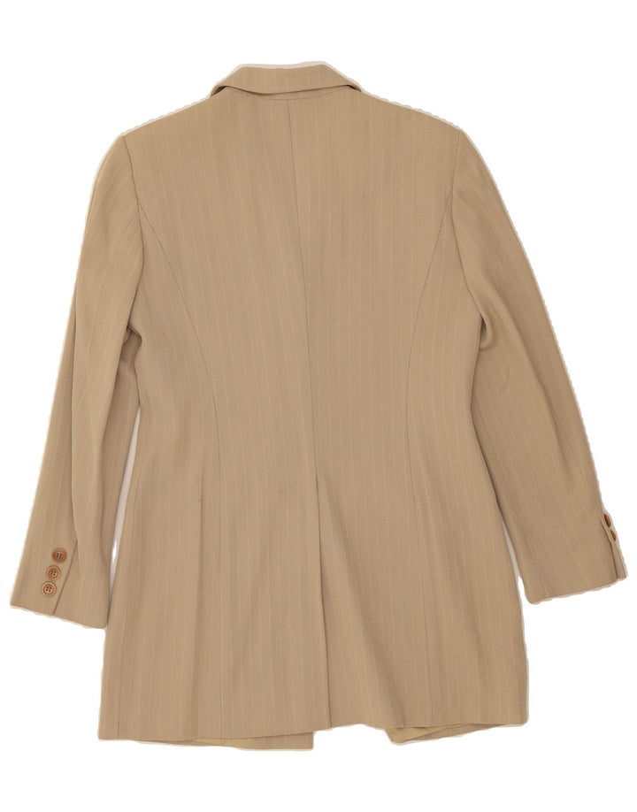 MAX & CO. Womens Classics Longline Blazer Jacket UK 10 Small  Beige Vintage Max & Co. and Second-Hand Max & Co. from Messina Hembry 