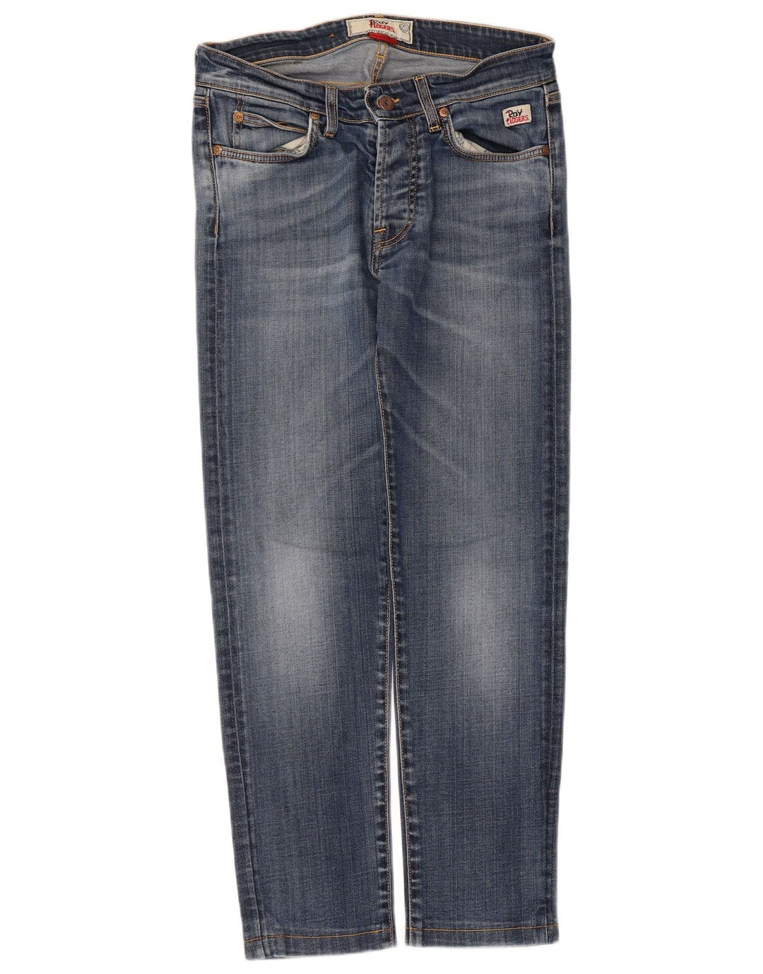 Roy Rogers Herren Straight Jeans W30 L26 Blaue Baumwolle