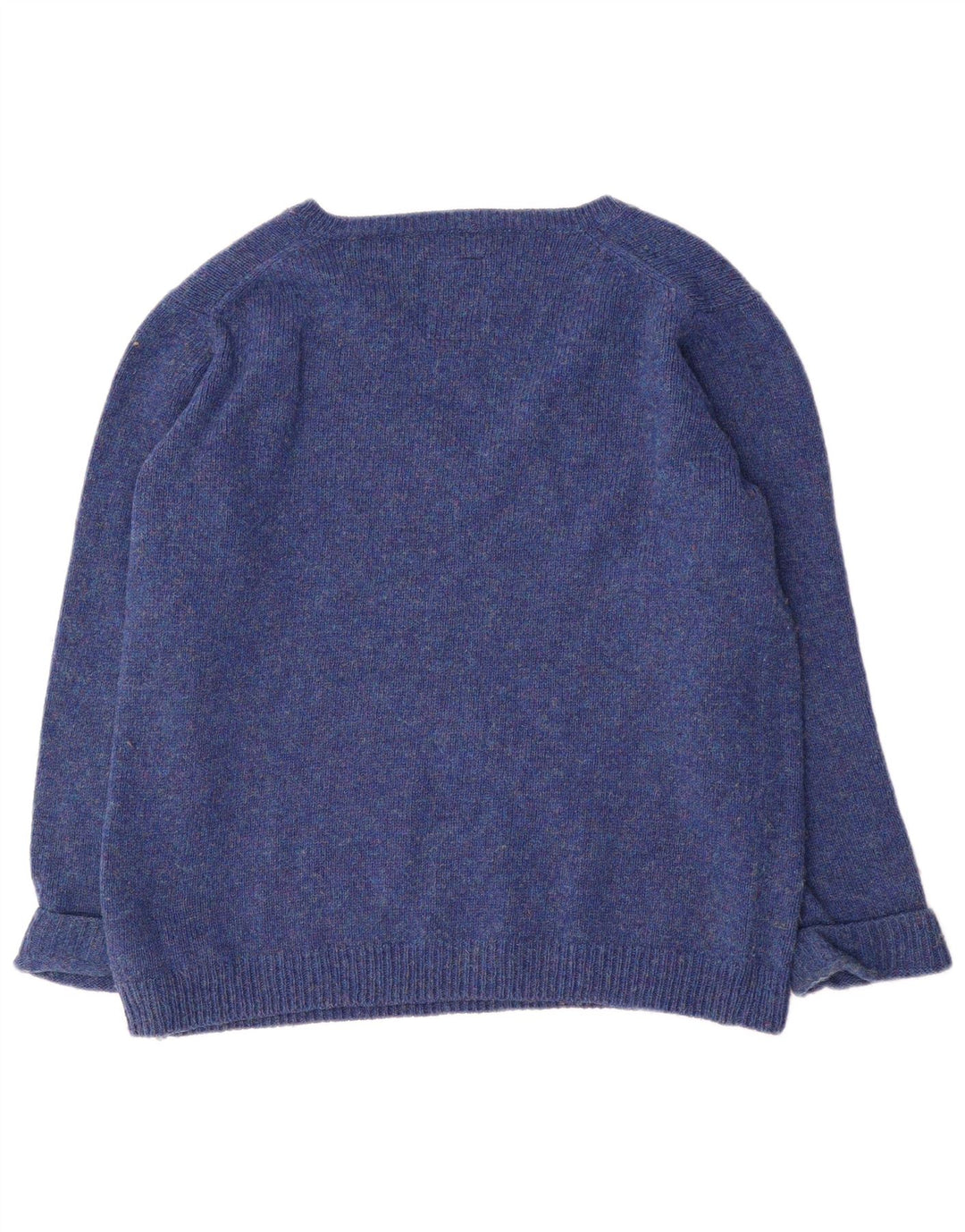 G-Star Damen-Pullover mit V-Ausschnitt, Gr. 14, Mittelblau meliert