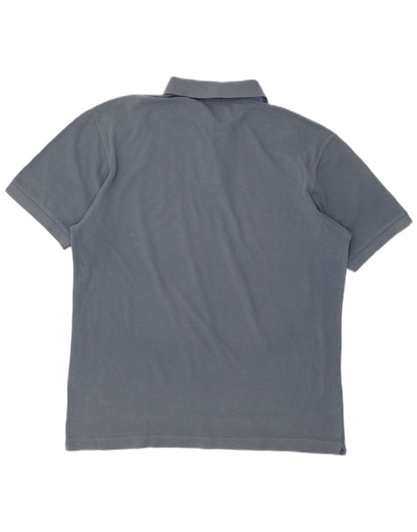 Henry Cottons Mens Polo Shirt 2XL Blue Cotton