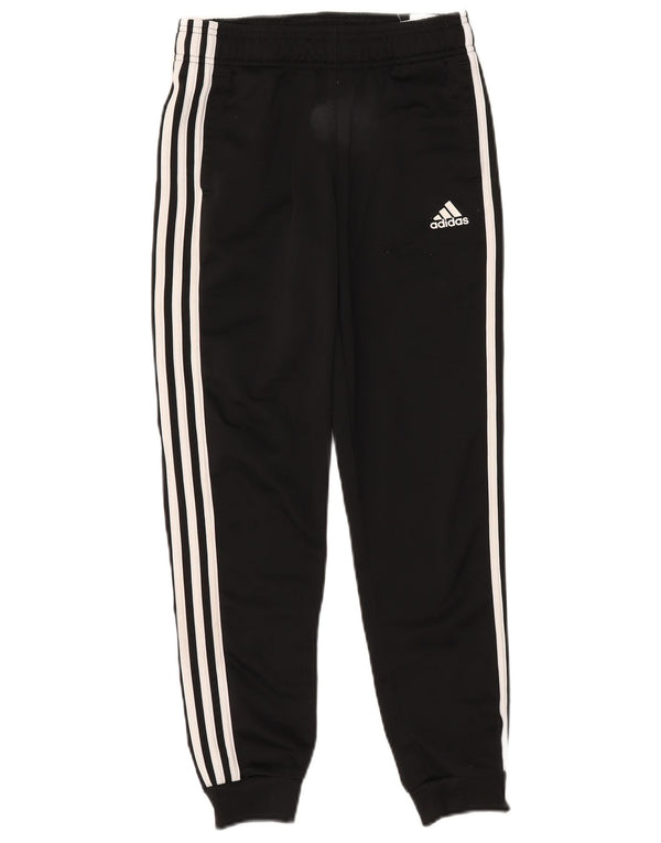 Adidas Mädchen-Trainingshose, Jogginghose, 11–12 Jahre, schwarzes Polyester