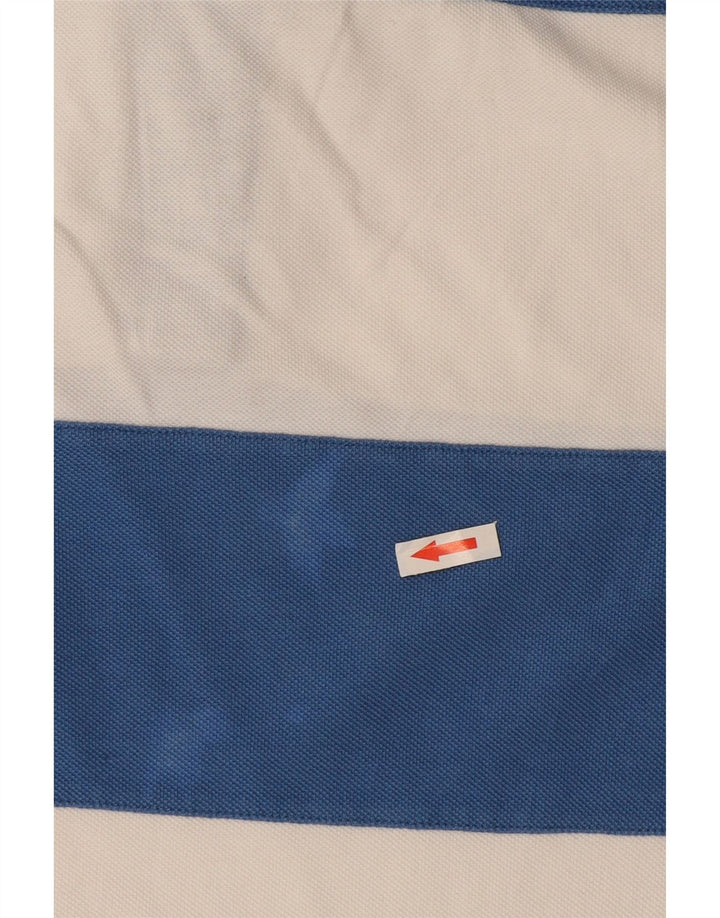 Tommy Hilfiger Herren-Poloshirt mit individueller Passform, groß, blau gestreift, Baumwolle