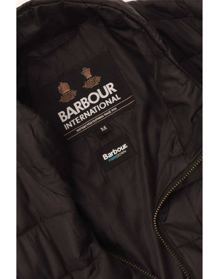 Barbour Herren gepolsterte Jacke UK 38 Medium Schwarz