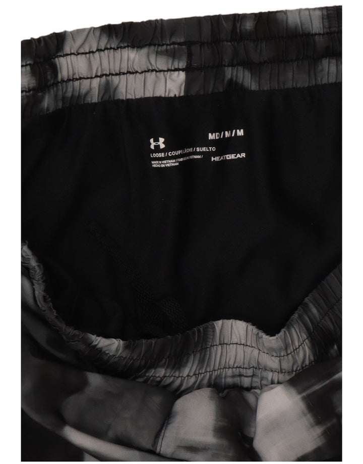 UNDER ARMOUR Damen Sportshorts UK 14 Mittelgrau Tie Dye