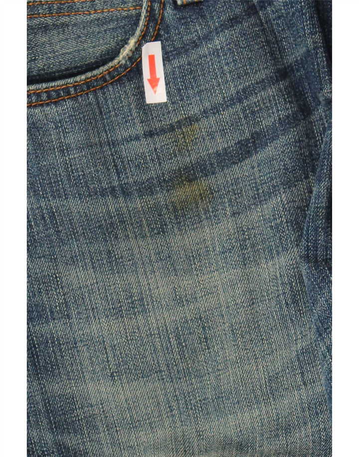 Roy Rogers Herren Straight Jeans W35 L30 Marineblau Baumwolle