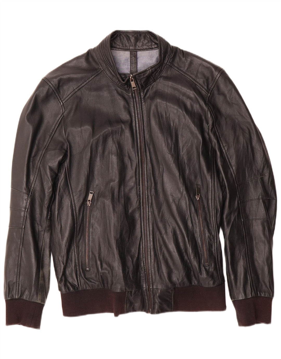 CONBIPEL Herren Lederjacke IT 52 Großes schwarzes Leder