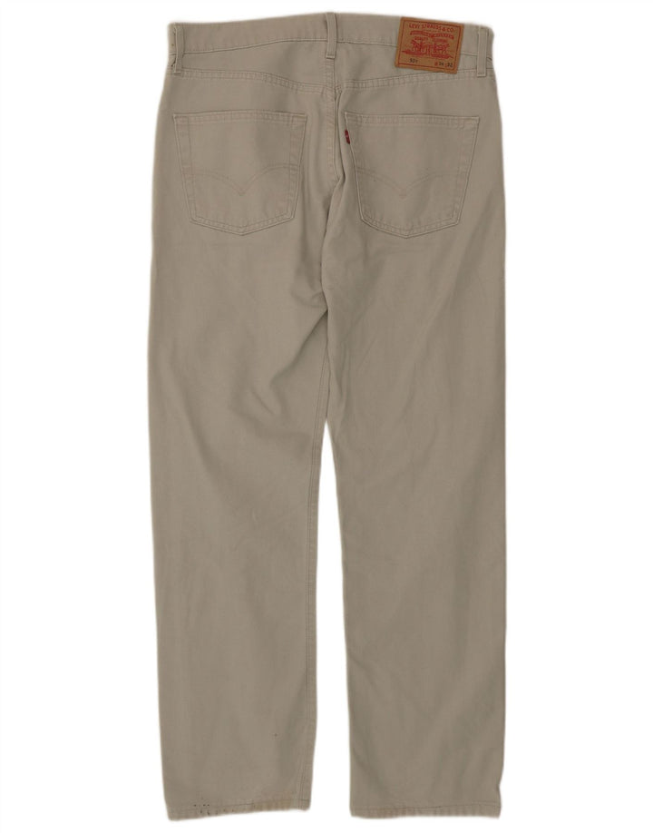 Levi's Herren 551 Straight Jeans W34 L32 Beige Baumwolle