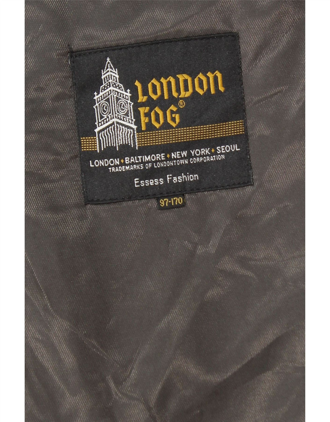 London Fog Herren Liner Gilet UK 38 Medium Schwarz