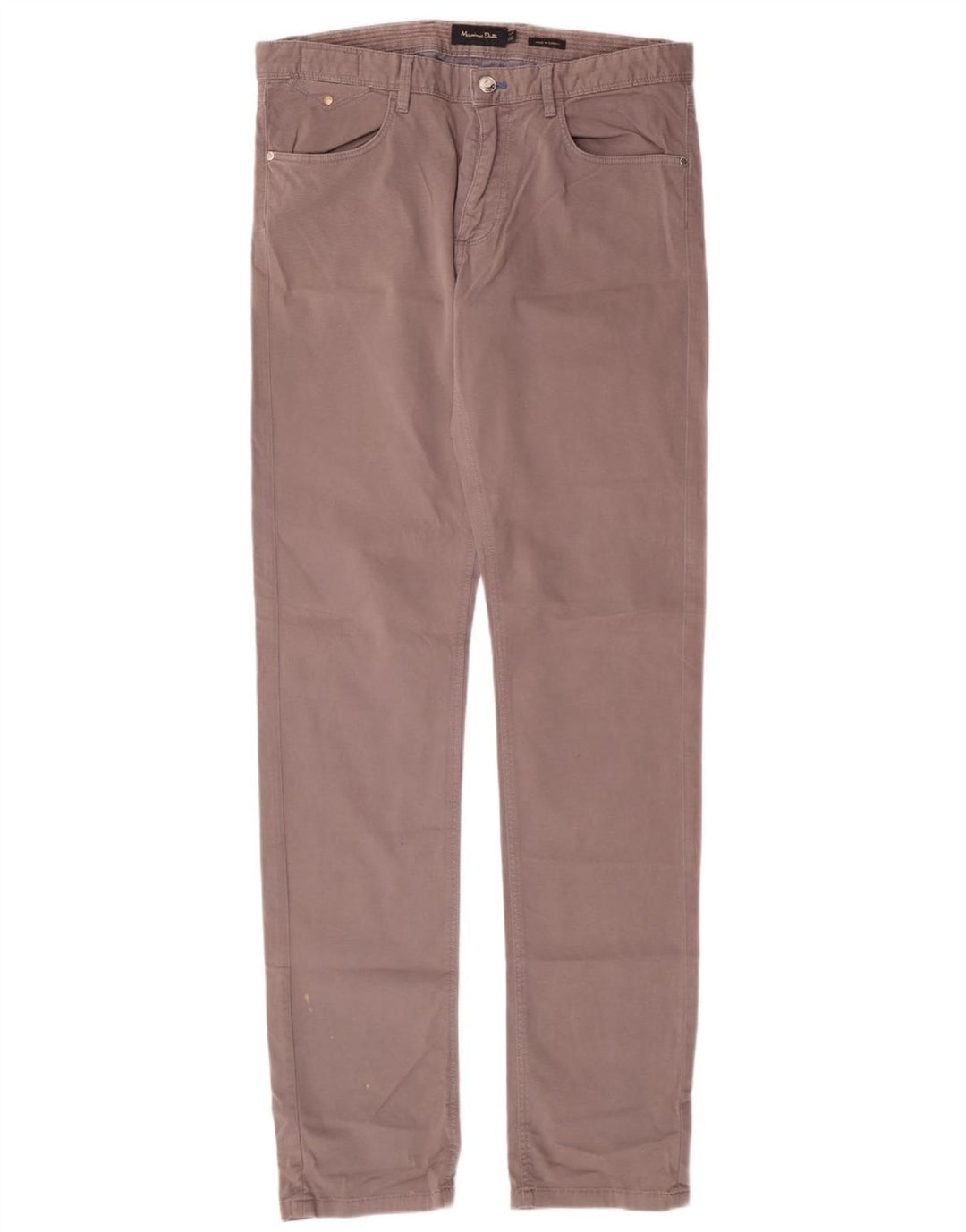 MASSIMO DUTTI Herren Slim Freizeithose EU 40 Medium W31 L34 Grau Baumwolle