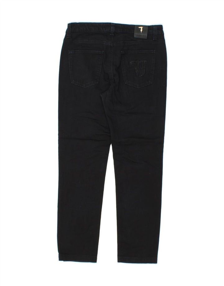 TRUSSARDI Womens Slim Jeans W28 L25 Navy Blue Vintage Trussardi and Second-Hand Trussardi from Messina Hembry 